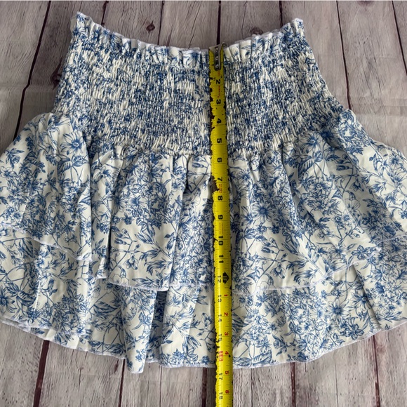 Floral Flowy Ruffle Skirt - Picture 6 of 7